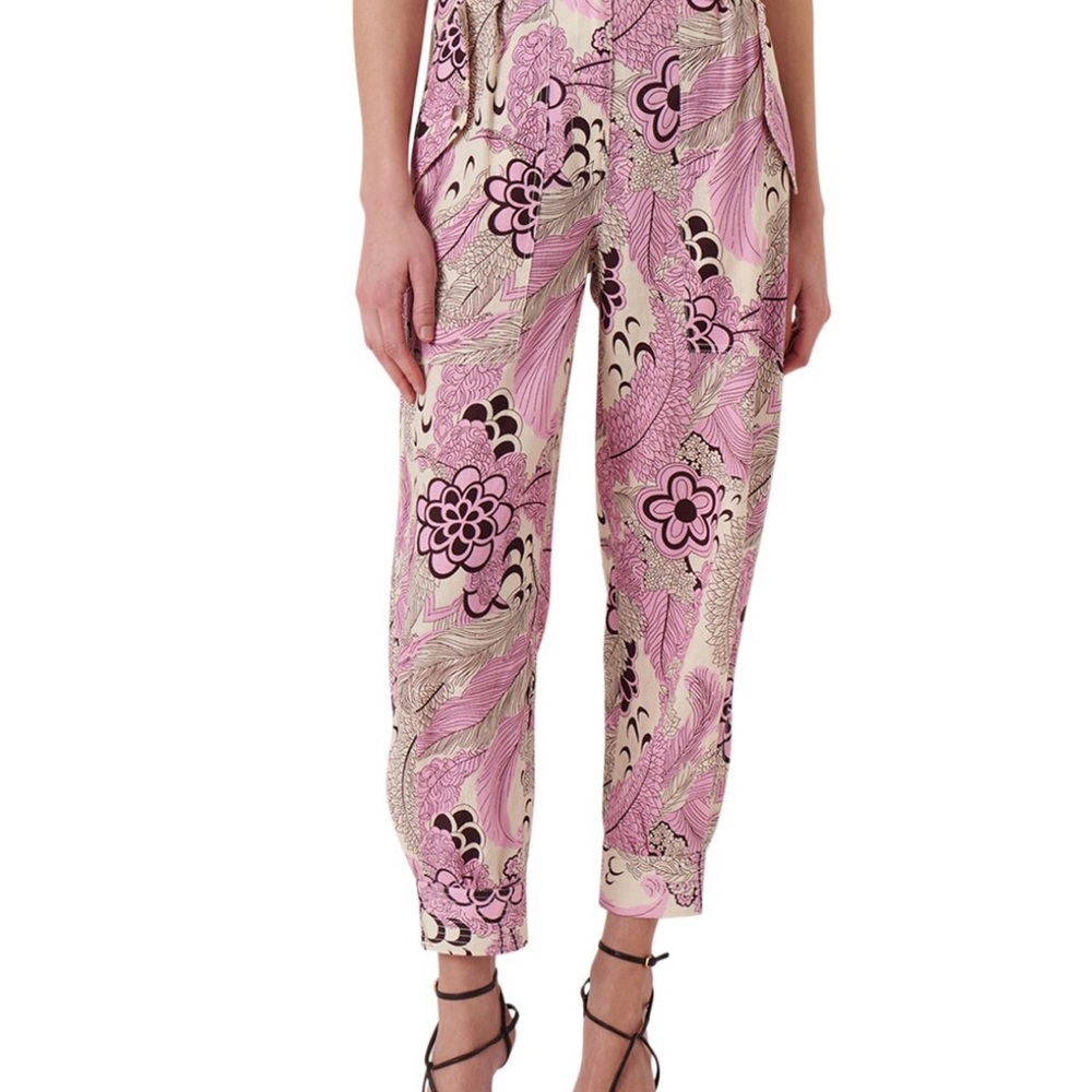 Derek Lam 10 Crosby
Atticus Utility Balloon Linen-Blend Pant
